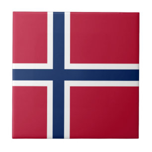 Noorse vlag tegeltje