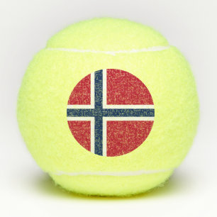 Noorse vlag tennisballen