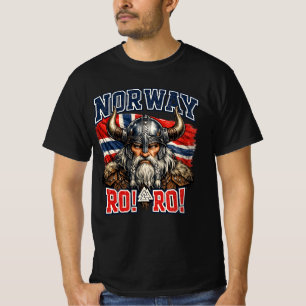 Noorse Vlag voor Mannen Vrouwen Kinderen Norge Cad T-shirt