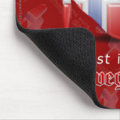 Noorse vlag voor meisje Silhouette Muismat (Hoek)