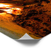 Noorse vrouw die het vuur van de hitte regelt poster (Hoek)