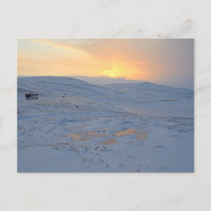 Noorse winter briefkaart