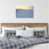 Noorse winter canvas afdruk (Insitu (Slaapkamer))