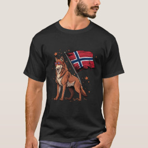 Noorse wortels Noorse vlag Norge 5 T-shirt