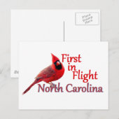 NOORTH CAROLINA BRIEFKAART (Voorkant / Achterkant)