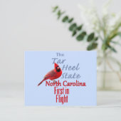 NOORTH CAROLINA BRIEFKAART (Staand voorkant)