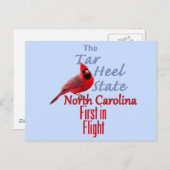 NOORTH CAROLINA BRIEFKAART (Voorkant / Achterkant)