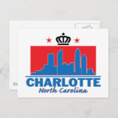 NOORTH CAROLINA BRIEFKAART (Voorkant / Achterkant)