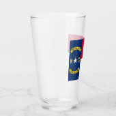 NOORTH CAROLINA FLAG GLAS (Rechts)