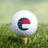 NOORTH CAROLINA FLAG GOLFBALLEN (Insitu Shirt)