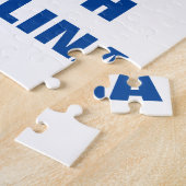 NOORTH CAROLINA FLAG LEGPUZZEL (Zijkant)