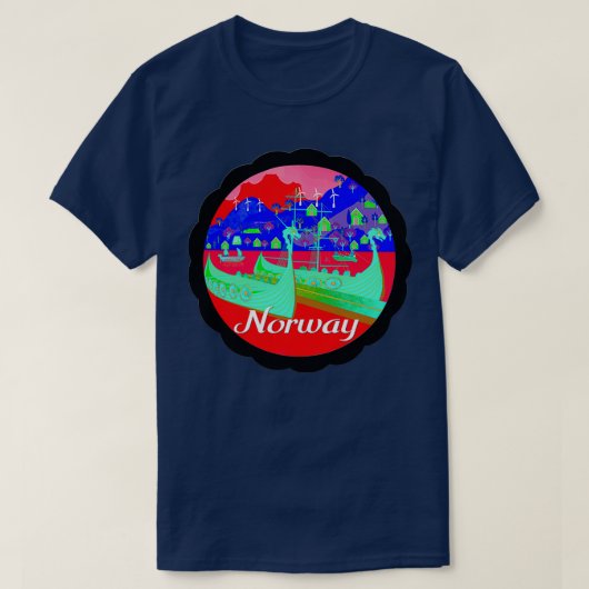 Noorwegen 5 t-shirt (Design voorkant)