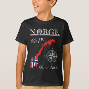 Noorwegen Arctische Cirkel - Pool Noord Noorwegen T-shirt