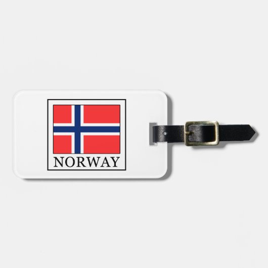 Noorwegen Bagagelabel (Voorkant horizontaal)