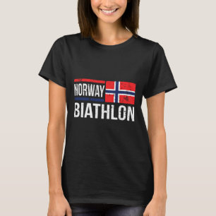 Noorwegen Biatlon Target Skiing Shooting Competiti T-shirt