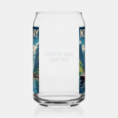 Noorwegen Blikvorm Glas (Rechts)