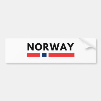 Noorwegen Bumpersticker