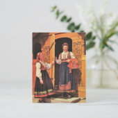  Noorwegen, dames in traditioneel kostuum Briefkaart (Staand voorkant)