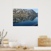 Noorwegen, dat een fjord ingaat poster (Keuken)