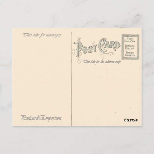 Noorwegen, dat een rendier meldt Briefkaart (Achterkant)