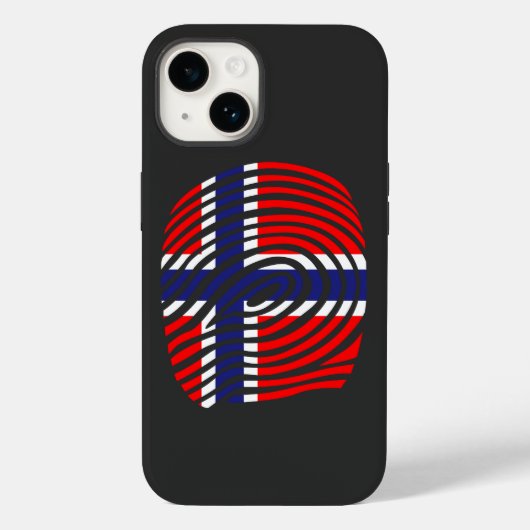 Noorwegen DNA Case-Mate iPhone Case (Achterkant)