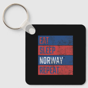Noorwegen - Eten Slapen Noorwegen Herhalen Sleutelhanger
