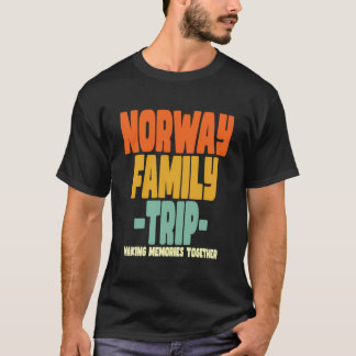 Noorwegen Familiereis Vakantie Noorwegen T-shirt