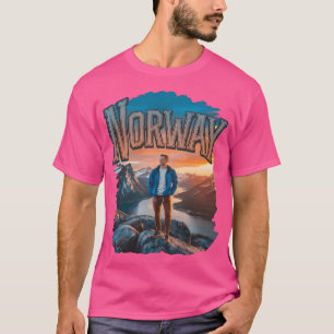 Noorwegen fjorden - Noorwegen - Noorwegen actieve T-shirt