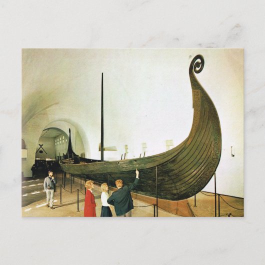  Noorwegen, Gokstad Ship Briefkaart (Voorkant)