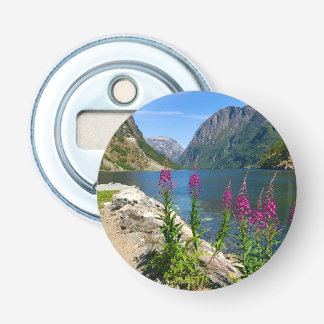 Noorwegen Gudvangen Dorpsknoopflesopener Button Flesopener