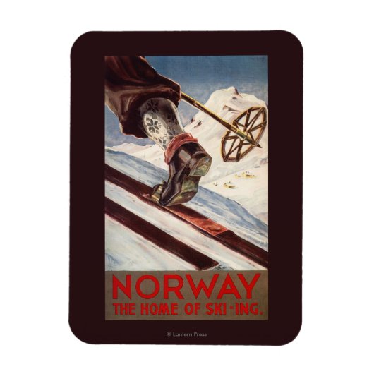 Noorwegen - Het startpunt van de Skiing Magneet (Verticaal)