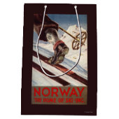 Noorwegen - Het startpunt van de Skiing Medium Cadeauzakje (Achterkant)