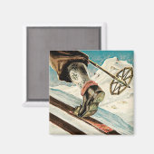 Noorwegen ~ Het startpunt van Skiing Magneet (Voorkant / Achterkant)