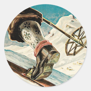 Noorwegen ~ Het startpunt van Skiing Ronde Sticker