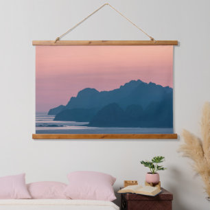 Noorwegen Lofoten Landschap Hangend Wandkleed
