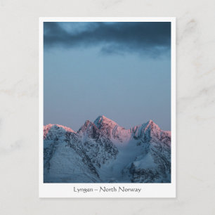 Noorwegen Lyngen Mountains Briefkaart