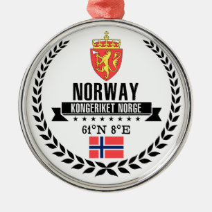 Noorwegen Metalen Ornament