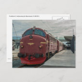 Noorwegen. NOHAB Di3 616 bij Trondheim S Briefkaart (Voorkant / Achterkant)