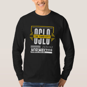 Noorwegen Noorwegen Norge Noors Oslo Reizen Stedel T-shirt