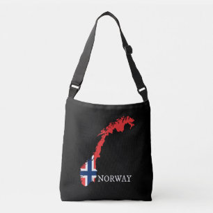 Noorwegen - Noorwegen Vlag Crossbody Tas