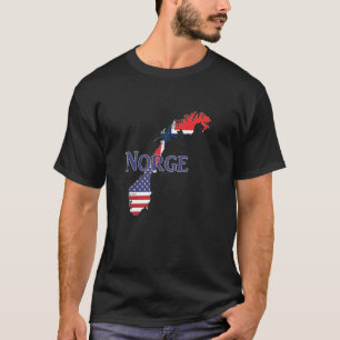 Noorwegen Norge Ancestry Expat Expatriate Family R T-shirt