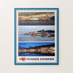 Noorwegen - Norske Fjorder - I Love - Legpuzzel