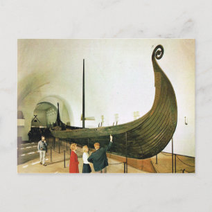  Noorwegen, Oslo, Gokstad Viking SHip, 1956 Briefkaart