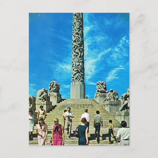 Noorwegen, Oslo, Sculpture Park Briefkaart (Voorkant)