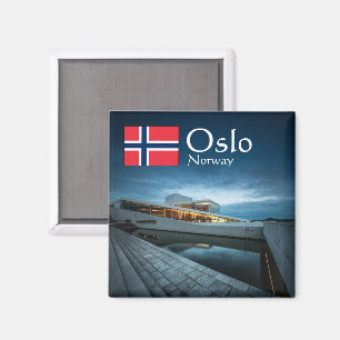Noorwegen Oslo Souvenir Magneet