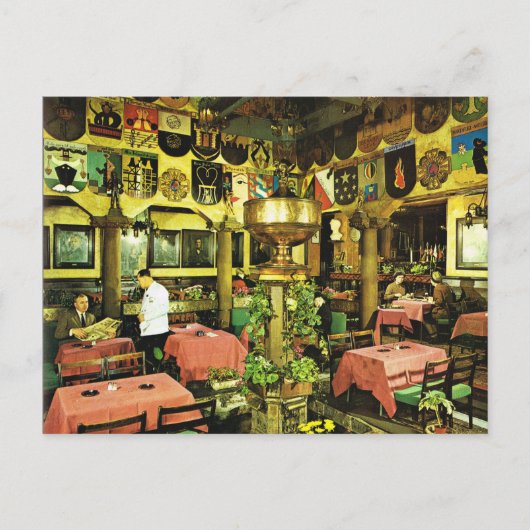 Noorwegen, Oslo, traditioneel restaurant Briefkaart (Voorkant)