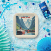 Noorwegen Papieren Bordje (Feest)