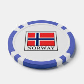 Noorwegen Poker Chips (Enkel)