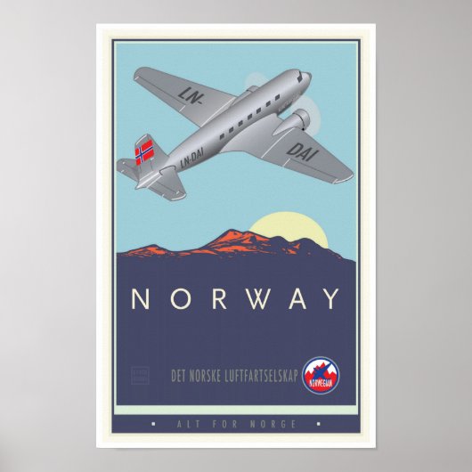 Noorwegen Poster (Voorkant)