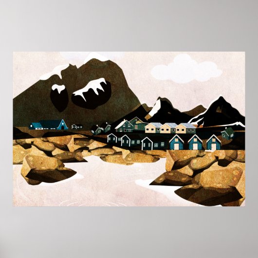 Noorwegen Poster (Voorkant)